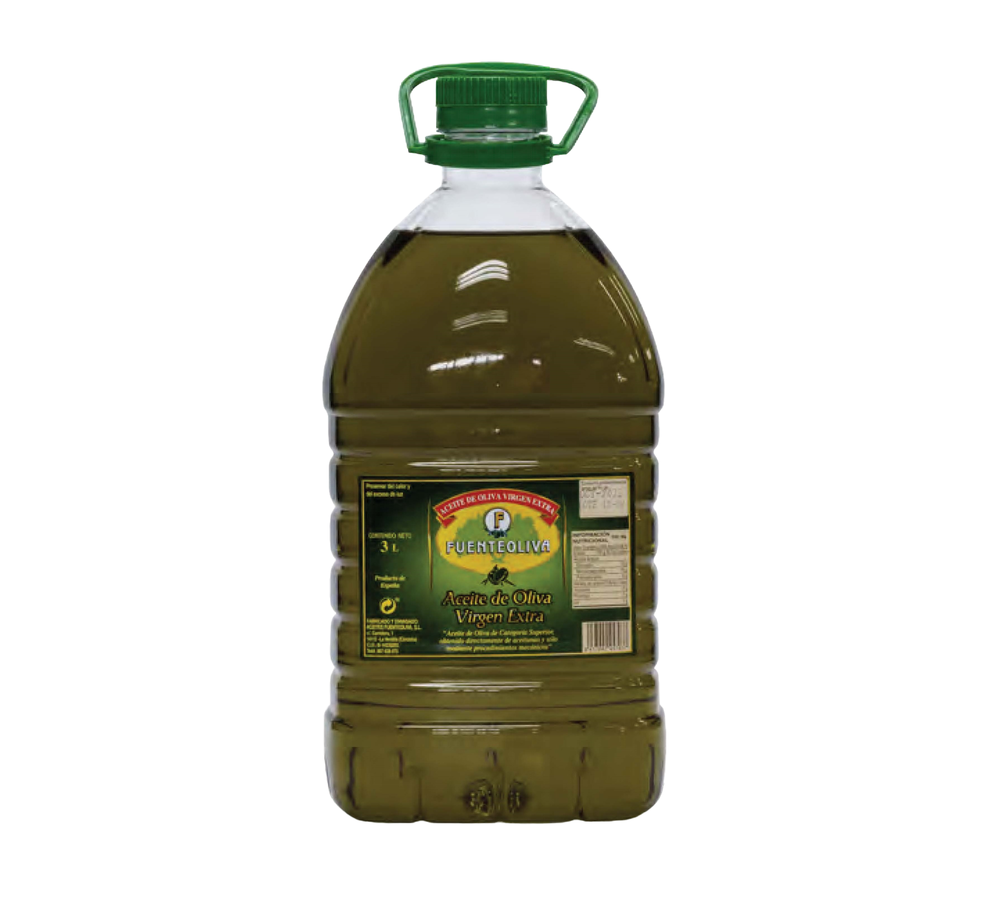 Aceite de Oliva Virgen Extra de 3 Litros Fuenteoliva Caja de 6 uds. - Imagen 2